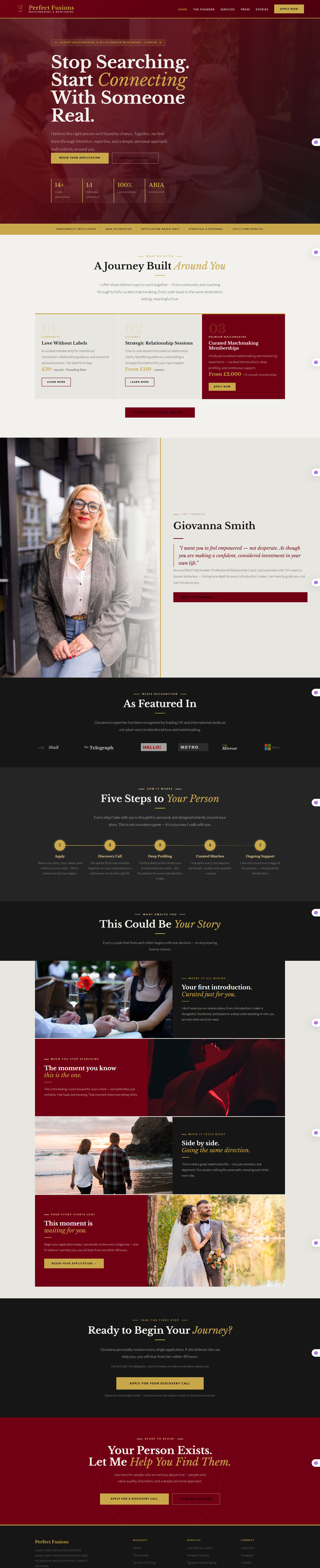 Perfect Fusions — Homepage